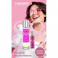 Estuche eau de parfum caravan nº 88, 150 + 30 ml señora