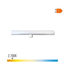 Linestra led 1 casquillo s14d 7w 600lm 2700k luz calida 300x30x47mm edm