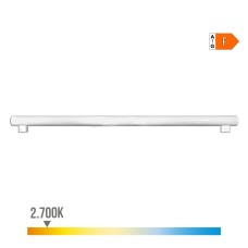 Linestra led 2 casquillos s14s 18w 1800lm 2700k luz calida 1000x30x47mm edm