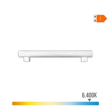 Linestra led 2 casquillos s14s 7w 750lm 6400k luz fria 300x30x47mm edm