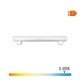 Linestra led 2 casquillos s14s 7w 750lm 6400k luz fria 300x30x47mm edm