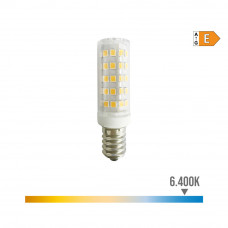 Bombilla tubular led e14 6,5w 800lm 6.400k luz fría. edm