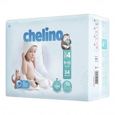 Pañal chelino t4 9-15 kg 34 uds